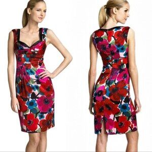 NANETTE LEPORE 100% silk sheath dress Size 2 EUC